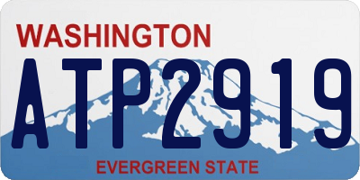 WA license plate ATP2919