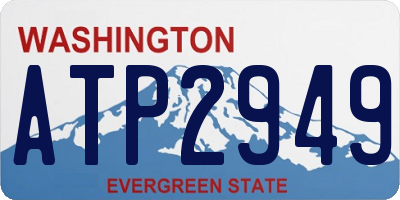WA license plate ATP2949
