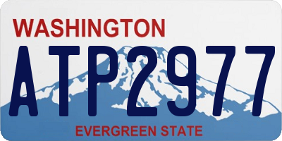 WA license plate ATP2977
