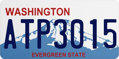 WA license plate ATP3015