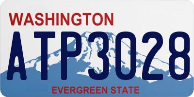WA license plate ATP3028