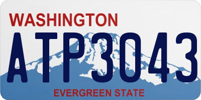 WA license plate ATP3043