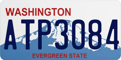 WA license plate ATP3084