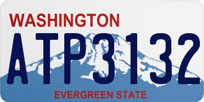 WA license plate ATP3132