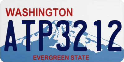WA license plate ATP3212