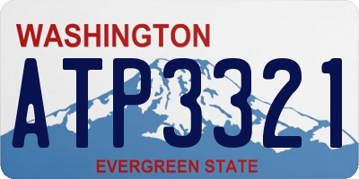 WA license plate ATP3321