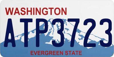 WA license plate ATP3723