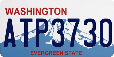 WA license plate ATP3730