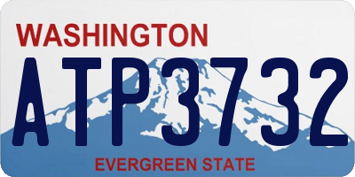 WA license plate ATP3732
