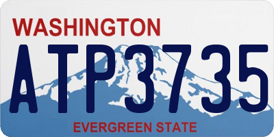 WA license plate ATP3735
