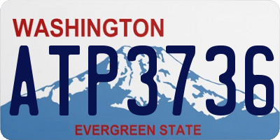 WA license plate ATP3736