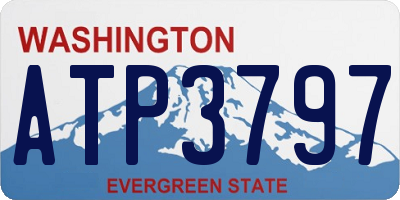 WA license plate ATP3797
