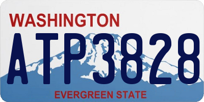 WA license plate ATP3828
