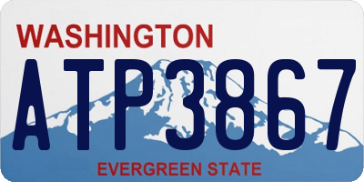 WA license plate ATP3867