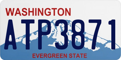 WA license plate ATP3871