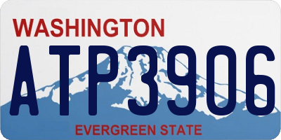 WA license plate ATP3906