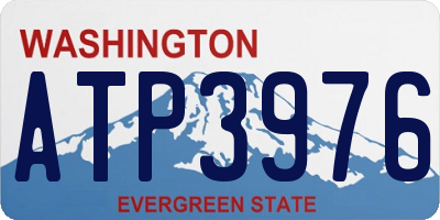 WA license plate ATP3976