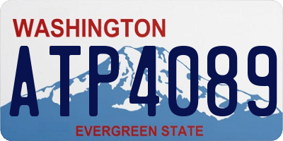 WA license plate ATP4089