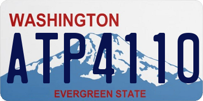 WA license plate ATP4110