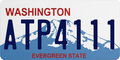 WA license plate ATP4111
