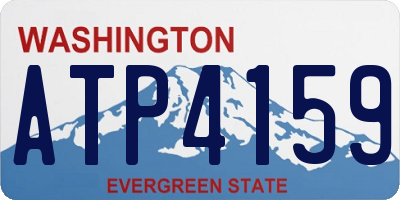 WA license plate ATP4159