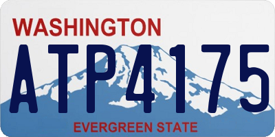 WA license plate ATP4175