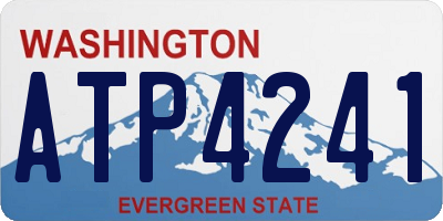 WA license plate ATP4241