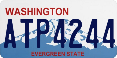 WA license plate ATP4244