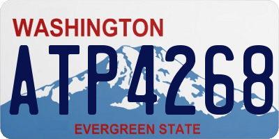 WA license plate ATP4268