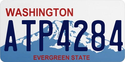 WA license plate ATP4284