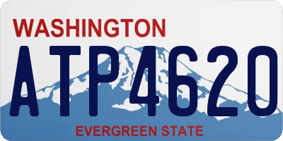 WA license plate ATP4620