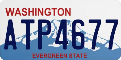 WA license plate ATP4677