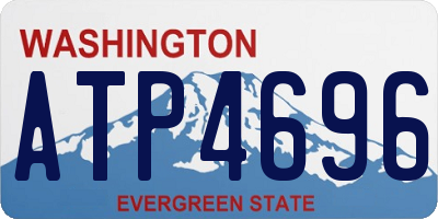 WA license plate ATP4696