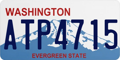 WA license plate ATP4715