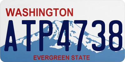 WA license plate ATP4738