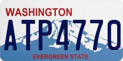 WA license plate ATP4770