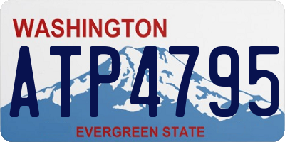 WA license plate ATP4795