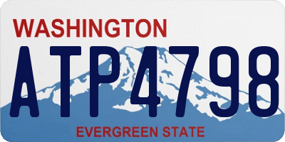 WA license plate ATP4798