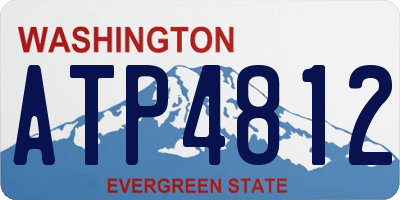 WA license plate ATP4812
