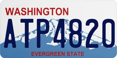 WA license plate ATP4820