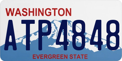 WA license plate ATP4848