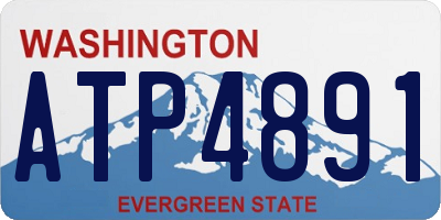 WA license plate ATP4891