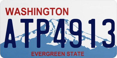 WA license plate ATP4913