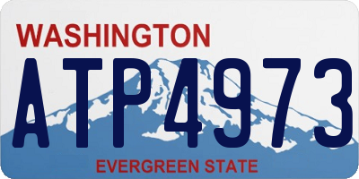 WA license plate ATP4973
