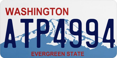 WA license plate ATP4994