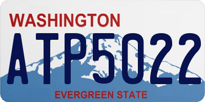 WA license plate ATP5022