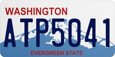 WA license plate ATP5041