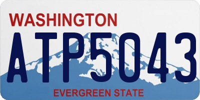 WA license plate ATP5043