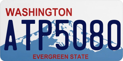 WA license plate ATP5080