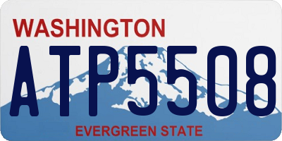 WA license plate ATP5508